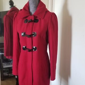 Vintage Red Guess Coat 29" Length